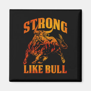 stark wie eine Bull Powerlift-Bodybuilding 11 Magnet