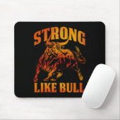 stark wie eine Bull Powerlift-Bodybuilding 11 Mousepad (Mit Mouse)
