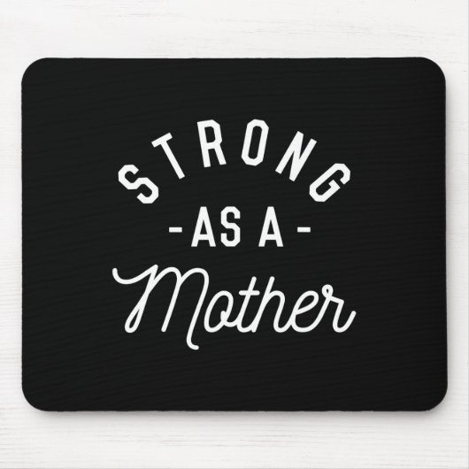 Stark wie Mutter - Muttertagsgeschenk - Mousepad (Vorne)