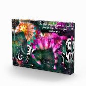 Stärke Abstraktes whimsical Horse Fotoblock (Rechts)