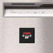 Starke Af Funny Fitness und Workout Magnet (In Situ (Geschirrspüler))