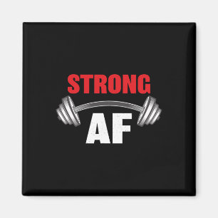 Starke Af Funny Fitness und Workout Magnet