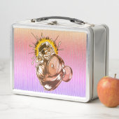 Starke Affenpumpen Muskeln Metall Brotdose (Beispiel)