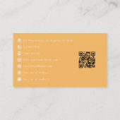 Starke Afro Black Woman Empowerment Kunst Visitenkarte (Rückseite)