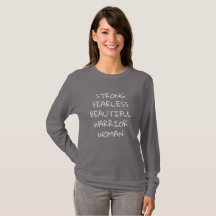 STARKE ANGST SCHÖN SCHÖNE KRIEGERIN T - Shirt