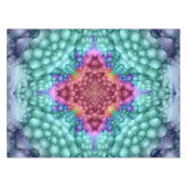 Starke blaue bunte Baumwolltischdecke Tischdecke (Vorderseite (Horizontal))