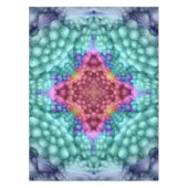 Starke blaue bunte Baumwolltischdecke Tischdecke (Vorderseite)