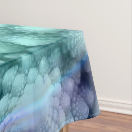 Starke blaue bunte Baumwolltischdecke Tischdecke