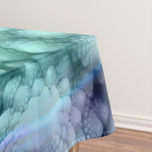 Starke blaue bunte Baumwolltischdecke Tischdecke (Beispiel)