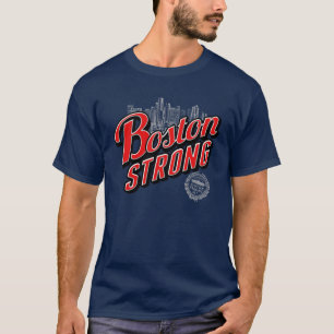Starke Boston-Stadt erinnert sich T-Shirt
