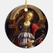 Stärke | Botticelli Keramik Ornament (Hinten)
