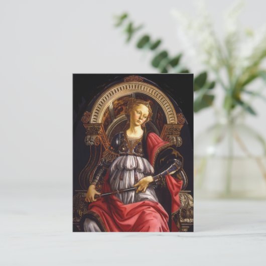Stärke | Botticelli Postkarte (Stehend Vorderseite)