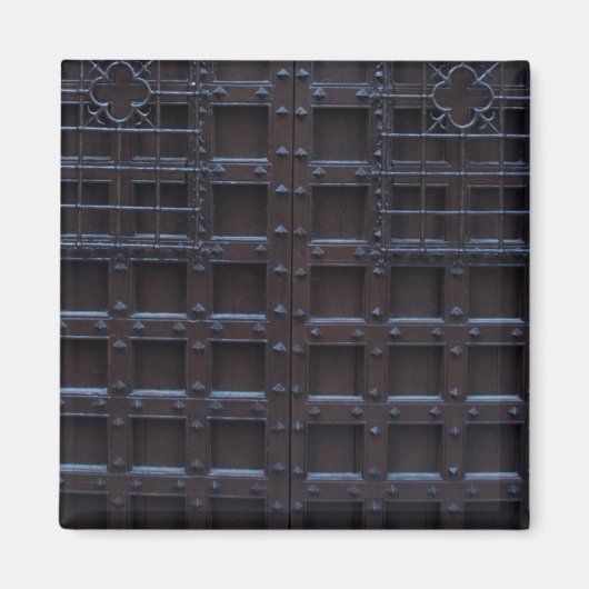 Starke braune Eisentür Magnet (Vorne)