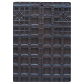 Starke Brown-Eisen-Tür Klemmbrett (Rückseite)