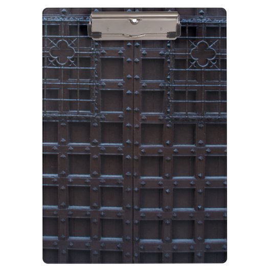 Starke Brown-Eisen-Tür Klemmbrett (Vorderseite)