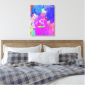 Starke Canvas Print Love Rose Leinwanddruck (Insitu (Schlafzimmer))