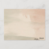 Starke-Chick-Karte Postkarte (Rückseite)