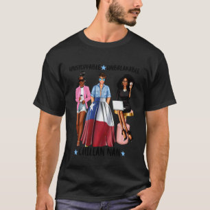 Starke chilenische Nan aus Chile Wilde Schwarze La T-Shirt