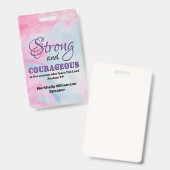 STARKE Christliche Konferenz DER FRAU Ausweis (Vorder- & Rückseite)