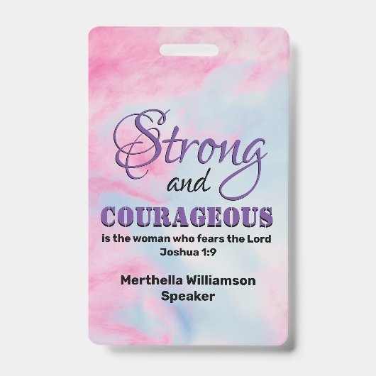 STARKE Christliche Konferenz DER FRAU Ausweis (Vorderseite)