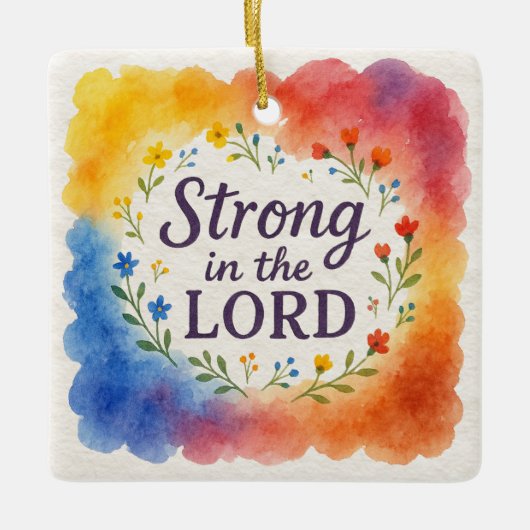 Starke Christliche Kunst des Herrn Keramikornament (Vorderseite)