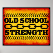 Stärke der alten Schule Poster (Vorne)