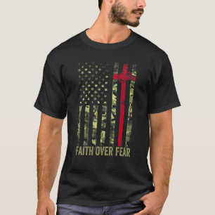 Stärke Der Glaube an die Christliche Cross-America T-Shirt
