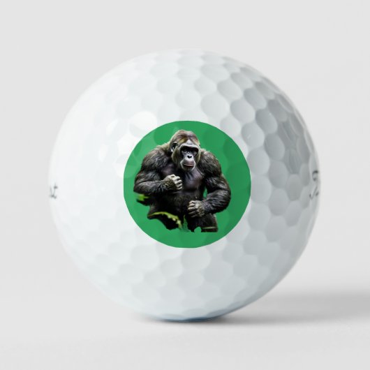 "Stärke der Gorilla" Golfball (Vorderseite)