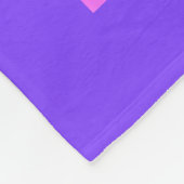 Stärke der Liebe Fleecedecke (Ecke)