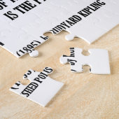 Stärke des Packs ist das Wolf-Kipling-Zitat Puzzle (Seite)