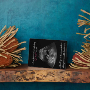 Stärke des Sonogramms einer Mutter Liebe Fotoplatte