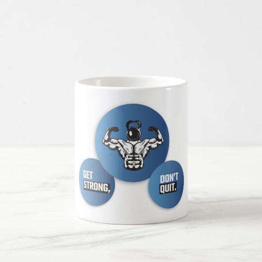 Starke dich, hör nicht auf kaffeetasse (Mittel)