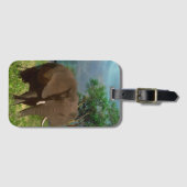 "Stärke: Die Weide des Bull Elephant" Gepäckanhänger (Vorderseite (Horizontal))