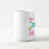 Stärke Dignity Bible Verse Girls Inspiration Kaffeetasse (Mittel)
