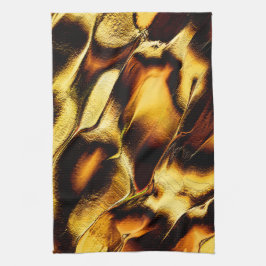 Starke Dünen in gebranntem Gold Geschirrtuch