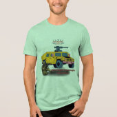 Stärke durch grünes Opfer Tri-Blend Shirt (Vorderseite)