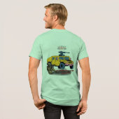 Stärke durch grünes Opfer Tri-Blend Shirt (Rückseite voll)