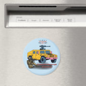 Stärke durch Opfer babyblau Magnet (In Situ (Geschirrspüler))