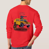 Stärke durch Opfer rot T-Shirt (Rückseite)