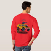Stärke durch Opfer rot T-Shirt (Schwarz voll)
