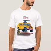 Stärke durch Opfer weiß T-Shirt (Vorderseite)