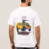 Stärke durch Opfer weiß T-Shirt (Rückseite)