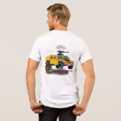 Stärke durch Opfer weiß Tri-Blend Shirt (Rückseite voll)