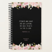 Stärke & Ehrensprichwörter 31 Blütenbibliotheken Planer (Vorderseite)