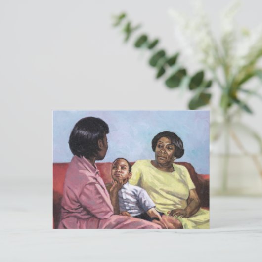 Stärke einer Mutter 2001 Postkarte (Stehend Vorderseite)