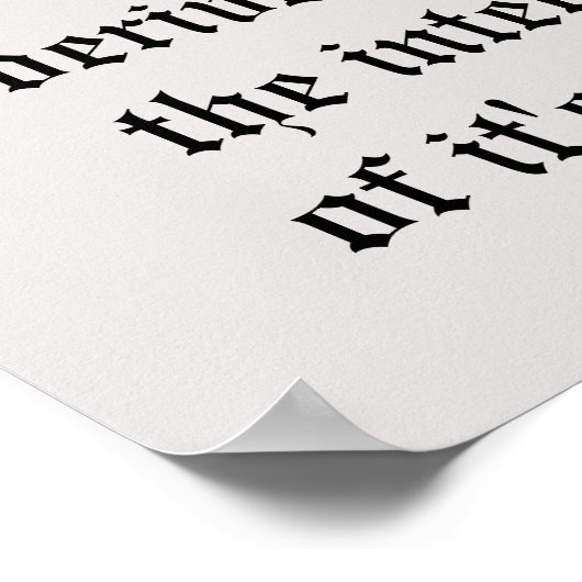 Stärke einer Nation Poster (Ecke)