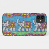Starke Elefant-Parade Case-Mate iPhone Hülle (Rückseite (Horizontal))