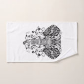 Starke Elefanten sein Badhandtuch Set (Handtuch)