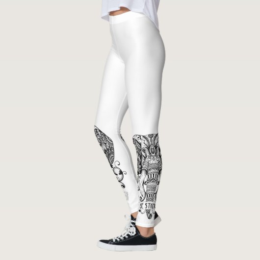 Starke Elefanten sein Leggings (Links)