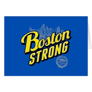 Starke Erinnerungen an die Stadt Boston an Blue
